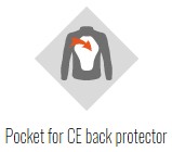 ixon icon diamond - pocket for CE back protector